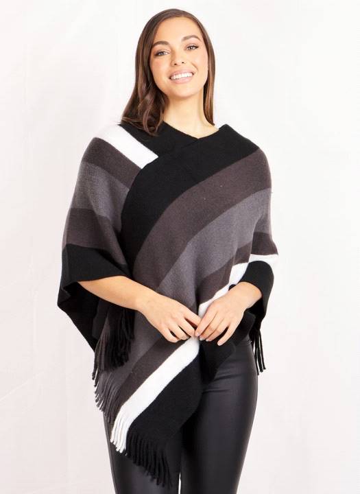 Poncho with Fringe