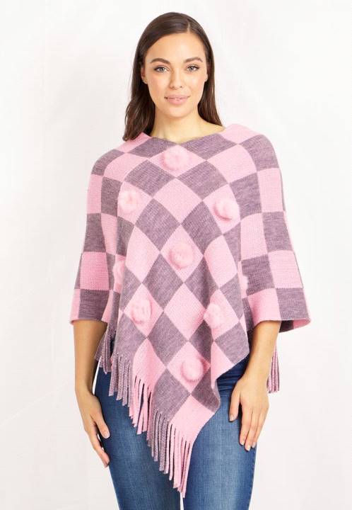 Poncho with Fringe